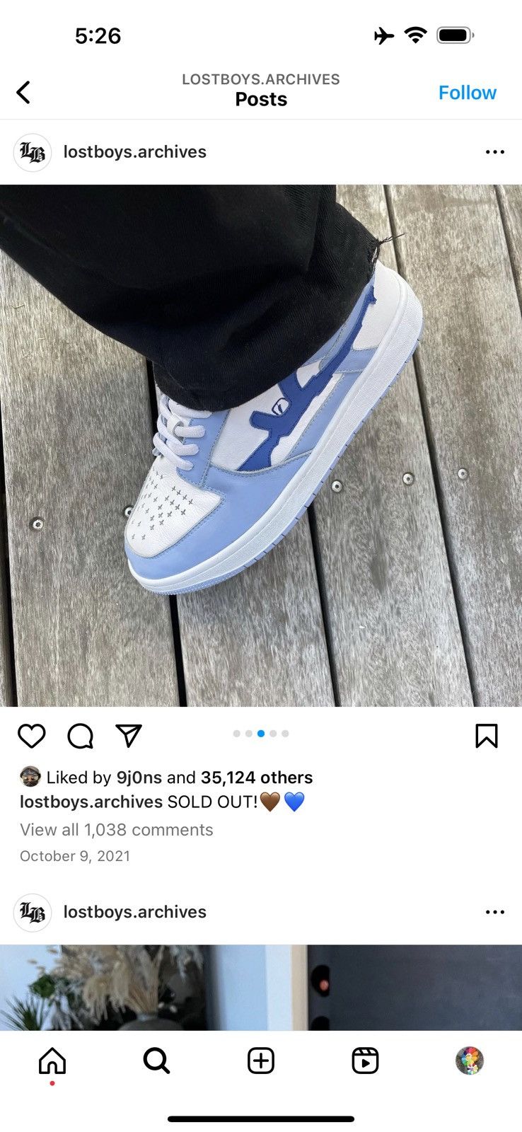 Designer Blue lagoons Size US 8.5 / EU 41-42 - 7 Thumbnail