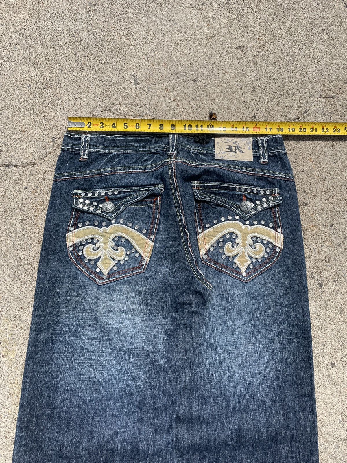 Other Riflessie Embroidered y2k Baggy Denim Size US 36 / EU 52 - 9 Thumbnail