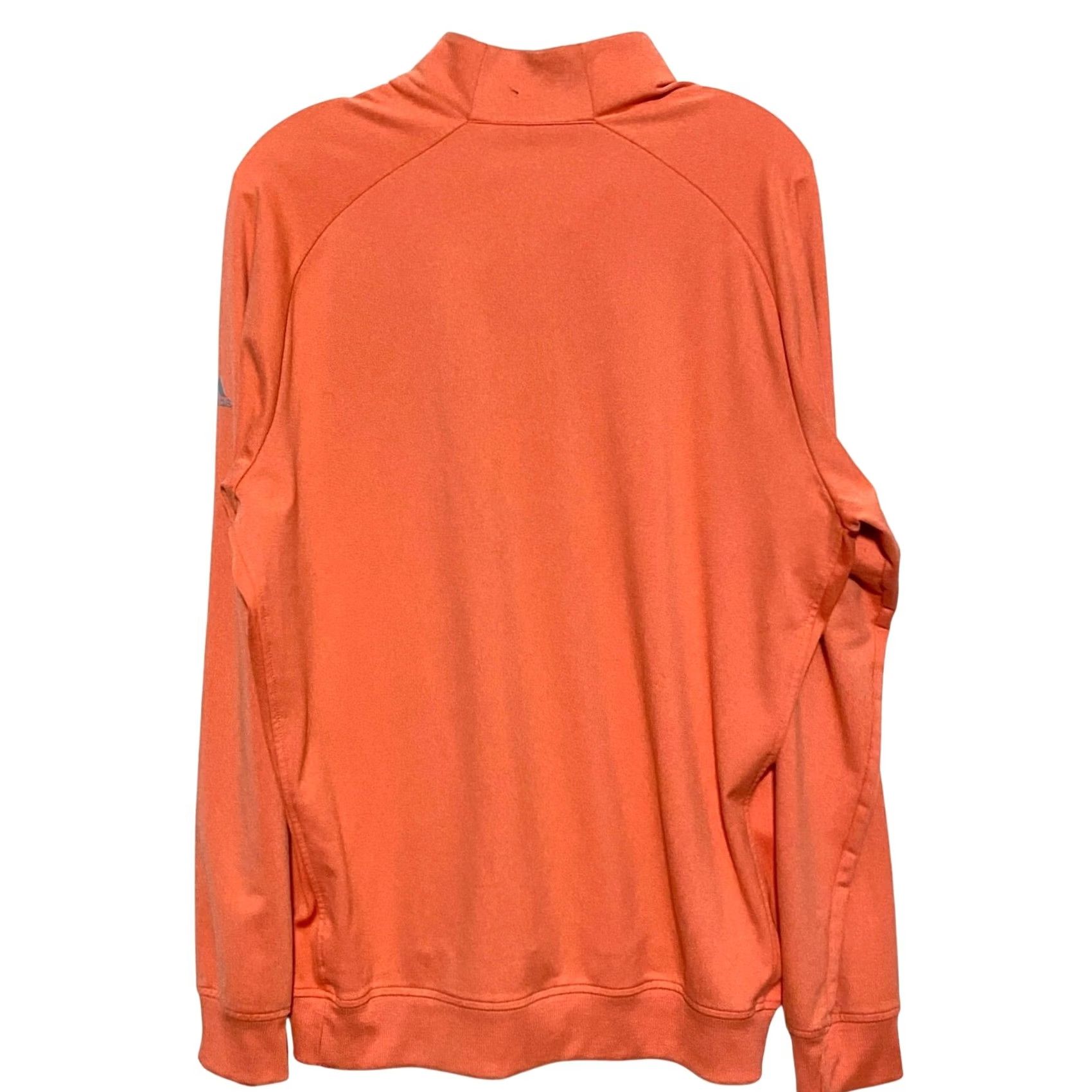 Adidas Adidas 1/4 Zip Pullover Mens M Orange Athleisure Activewear Golf Sporty Athletic Shirt Mens Orange Athletic Size US M / EU 48-50 / 2 - 2 Thumbnail