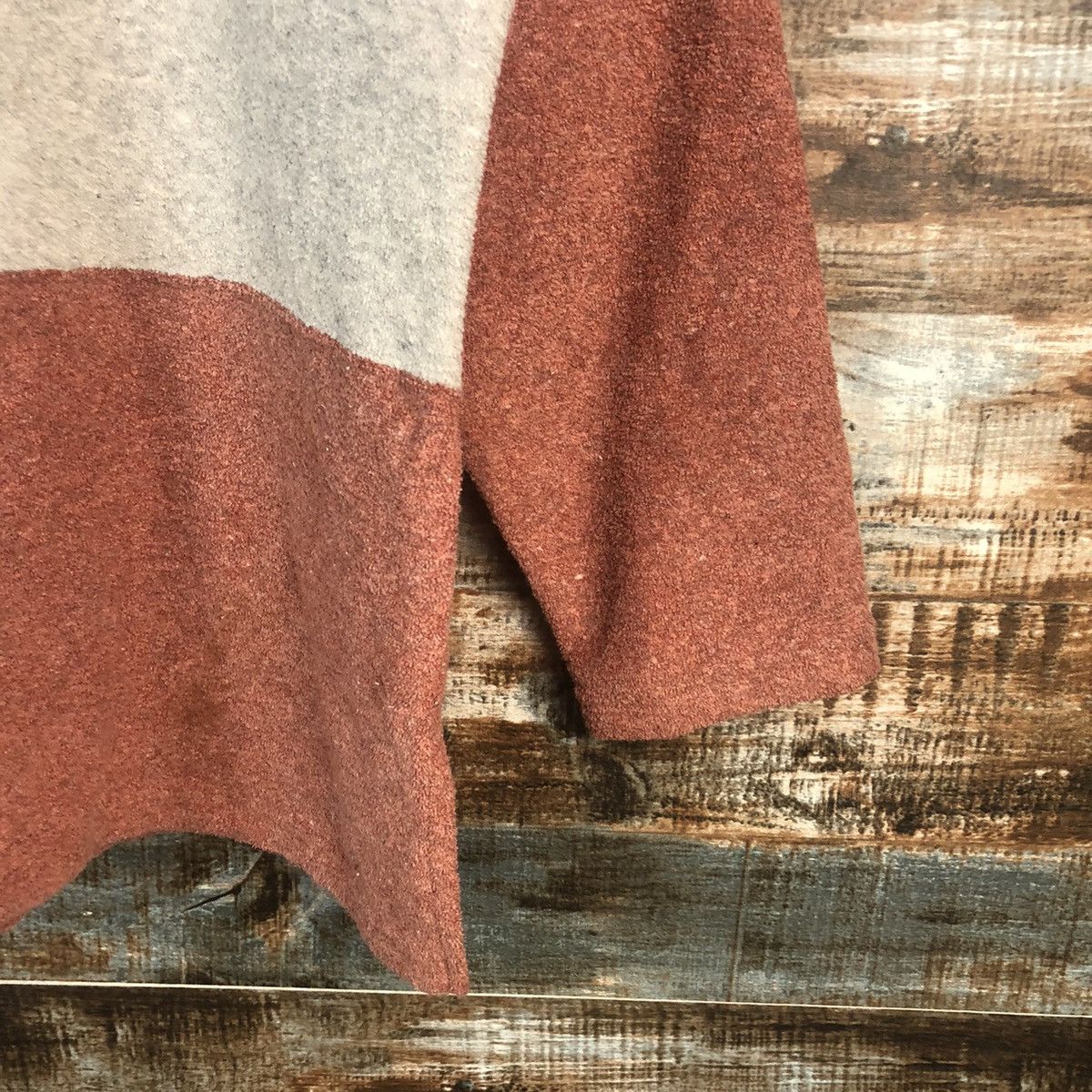 Homespun Knitwear × Japanese Brand × OVER THE STRiPES Messange Board Stripe Browm Knitwear #A2268 Size M / US 6-8 / IT 42-44 - 8 Thumbnail