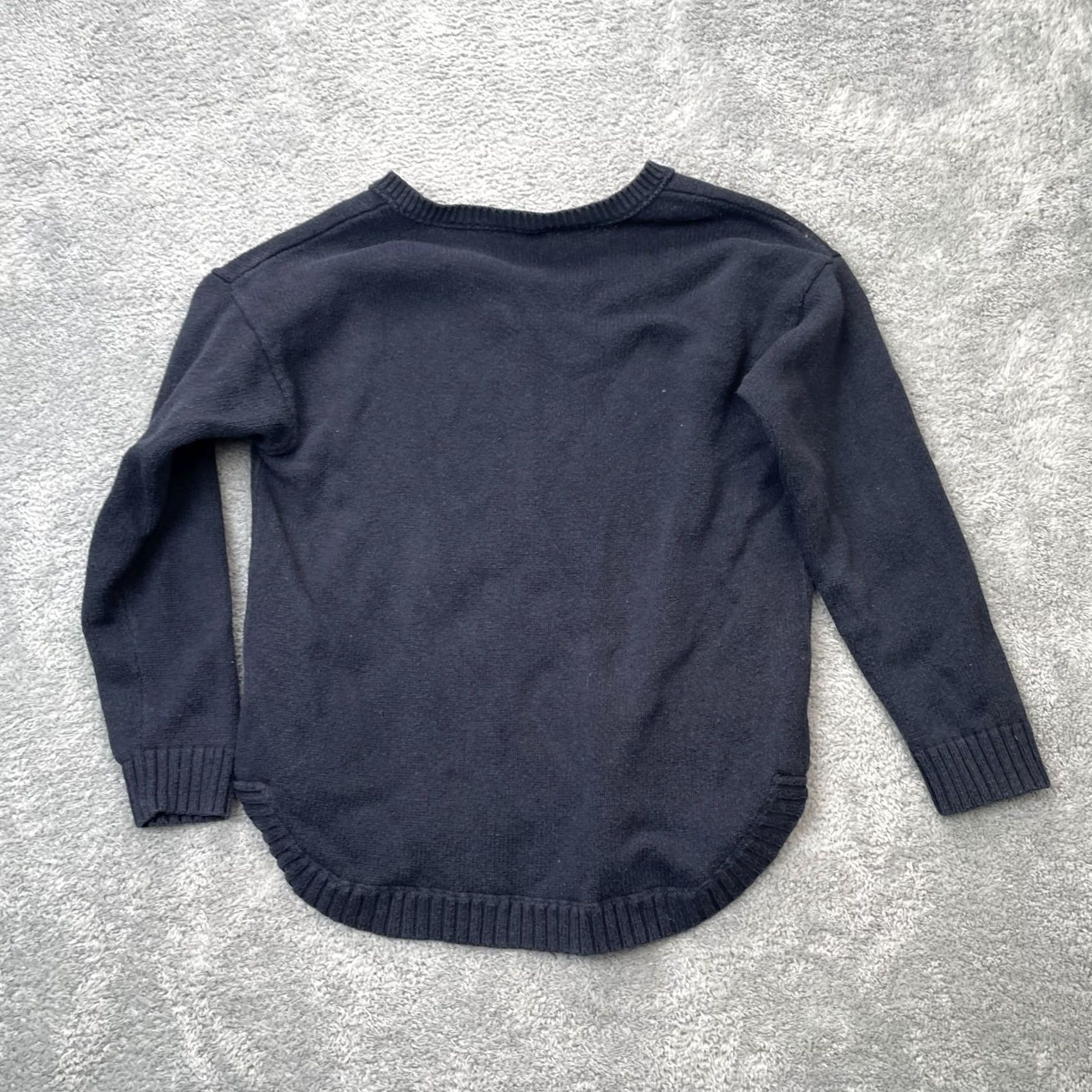 J. Jill J. Jill Scottish Terrier Sweater Womens Small Blue Crew Neck V-Neck Knit Pullover Size S / US 4 / IT 40 - 2 Thumbnail