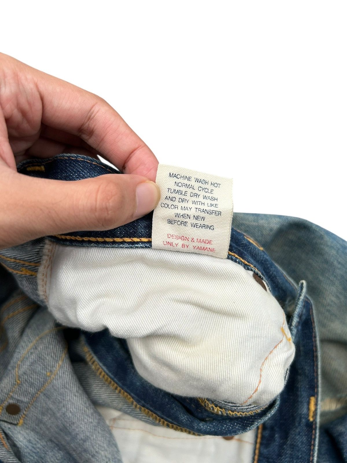 Kapital Thrashed Vintage Evisu Selvedge Japanese Brand Denim Jeans 🎌 Size US 30 / EU 46 - 9 Thumbnail