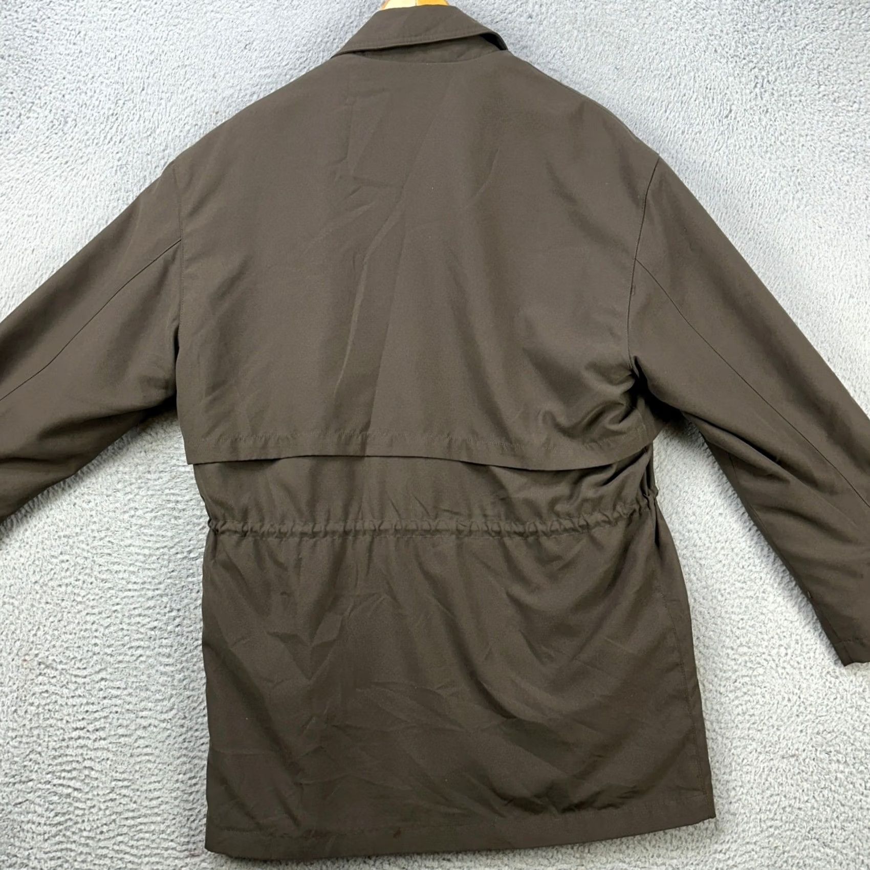 Bill Blass Bill Blass Mens Brown Full Zip Wool Lined Field Coat Trench Coat Size M Size US L / EU 52-54 / 3 - 2 Thumbnail