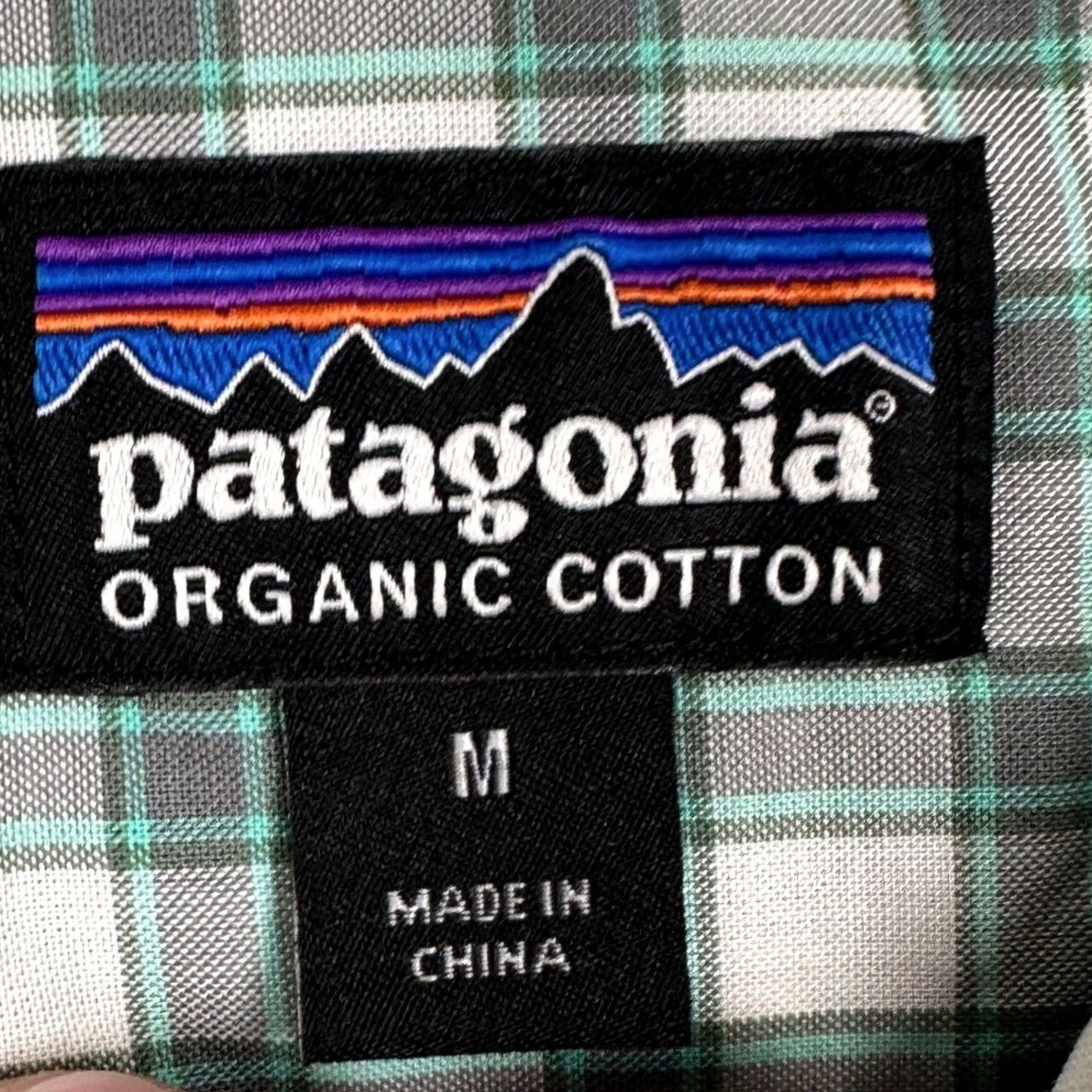 Patagonia Patagonia Shirt Mens Medium Green Button Up Plaid Long Sleeve EUC Size US M / EU 48-50 / 2 - 4 Thumbnail