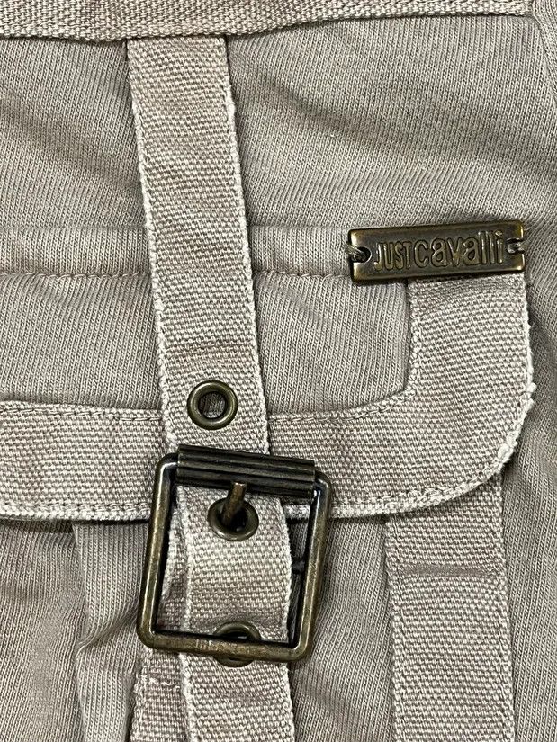 Roberto Cavalli SS2006 Cavalli Army Reinforced Beige Polo Size XS / US 0-2 / IT 36-38 - 8 Thumbnail