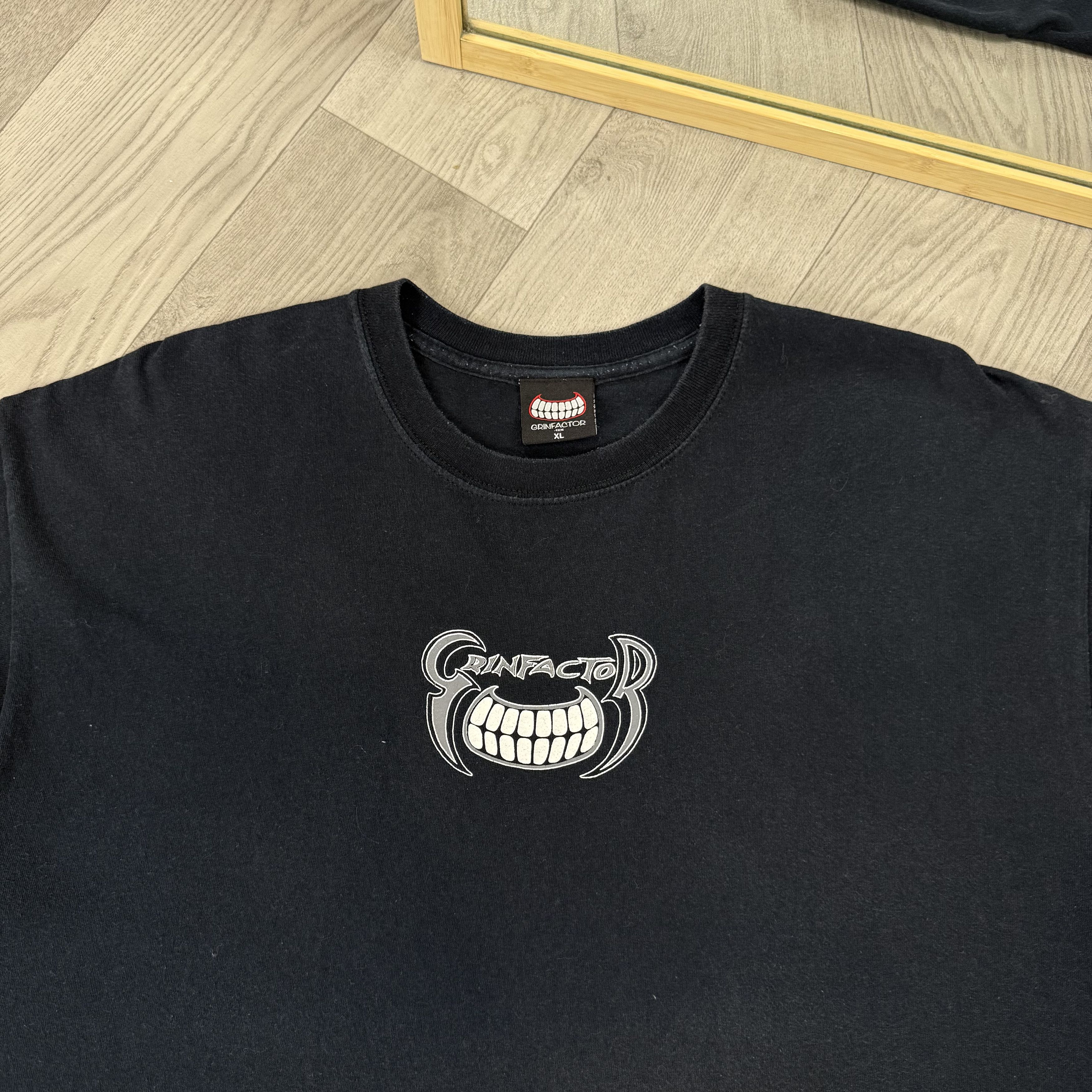 Vintage Vintage Grinfactor 00s Graphic Hook-Ups Style Tee Shirt Size US XL / EU 56 / 4 - 8 Thumbnail
