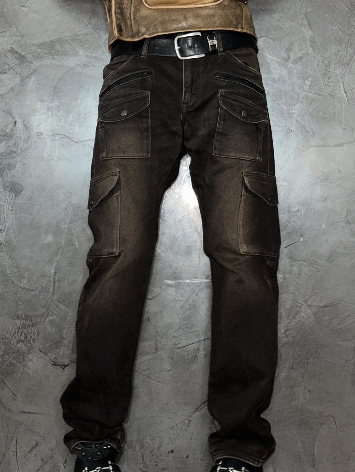 image of Lee - Waxed Rider Pants in Brown, Men's (Size 30)