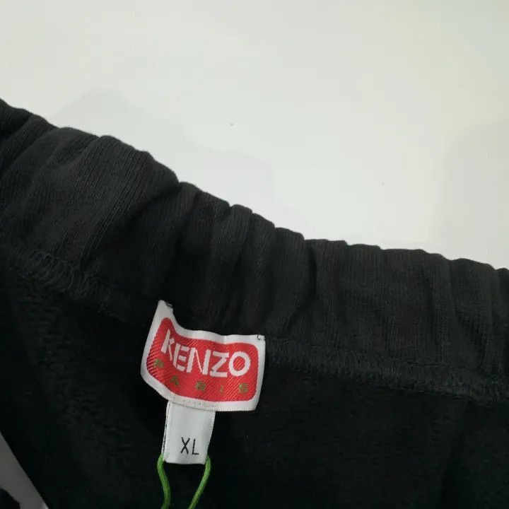 Kenzo KENZO Black Logo Knit Sweatpants for Men -2507 Size US 40 / EU 56 - 4 Thumbnail
