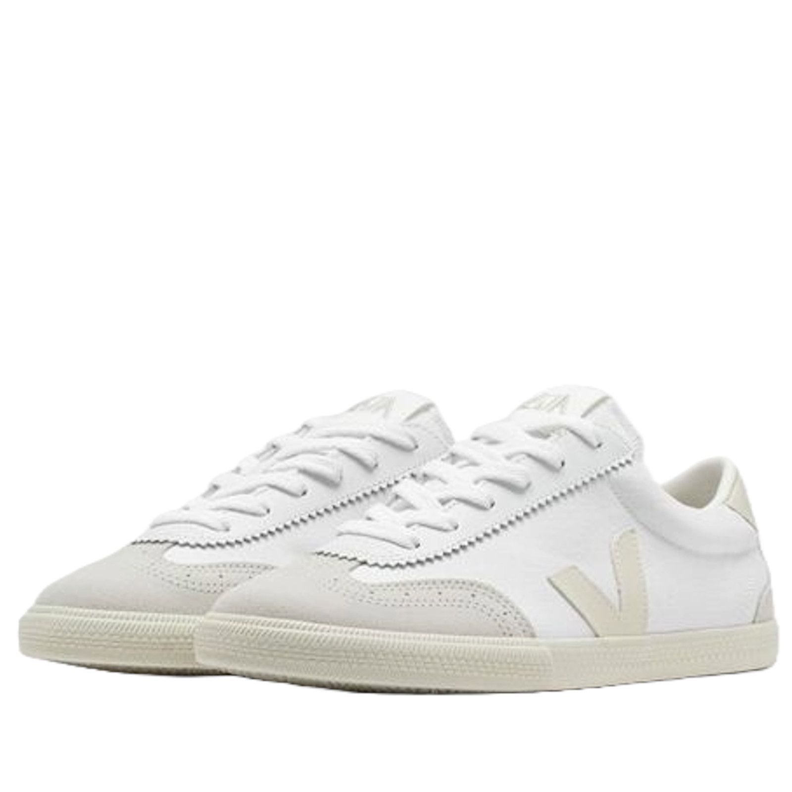 Veja Veja Volley Canvas White Pierre VO0103523A US 5 EU 36 Size US 5 / IT 35 - 1 Thumbnail