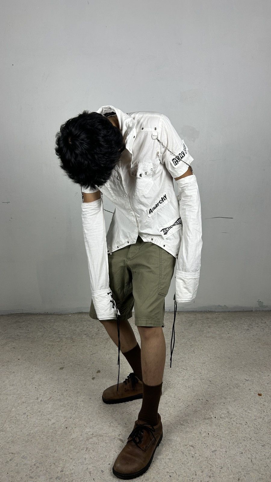 Hysteric Glamour × Japanese Brand × Vintage 1990s Hysteric Glamour - Military Shorts Size US 28 / EU 44 - 4 Thumbnail