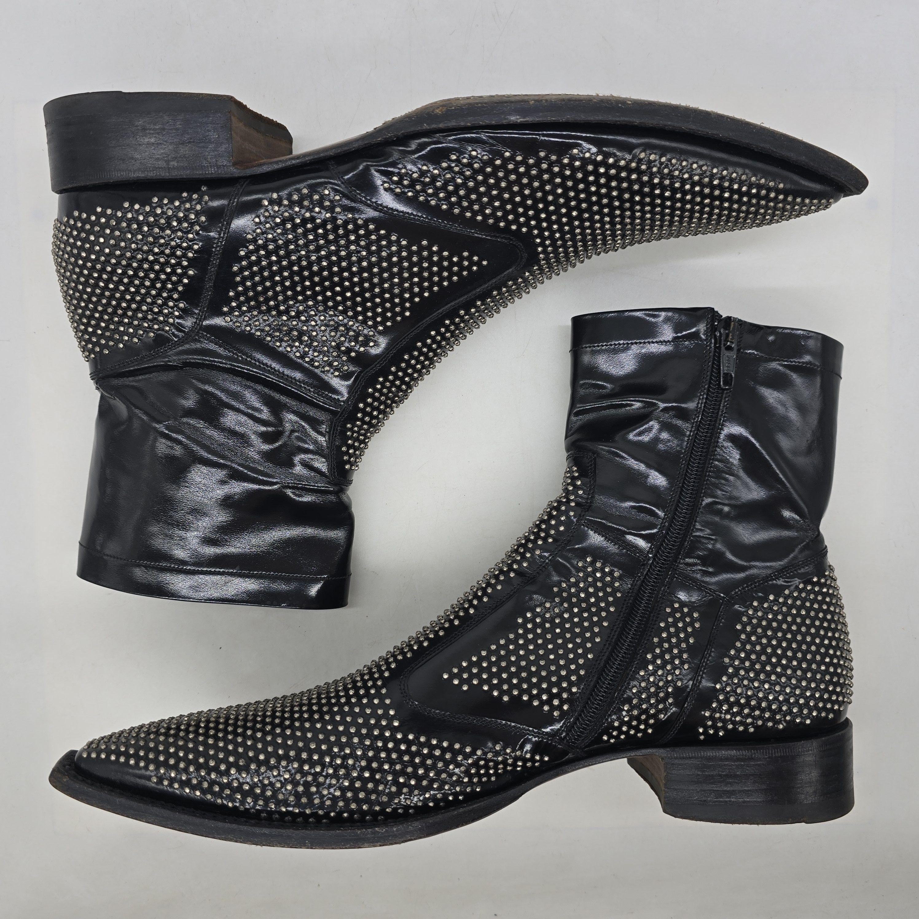 Gianni Barbato Gianni Barbato - Archive Studded Accents Leather Boots Size US 7 / EU 40 - 6 Thumbnail