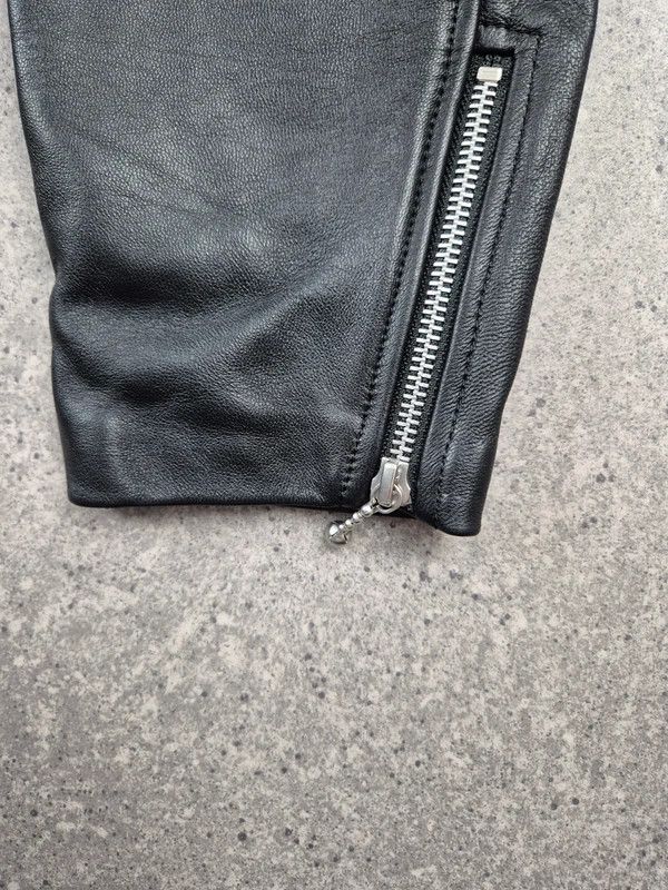 Undercover Undercover Black Leather Sleeve Down Puffer Jacket Size M Size US M / EU 48-50 / 2 - 6 Thumbnail