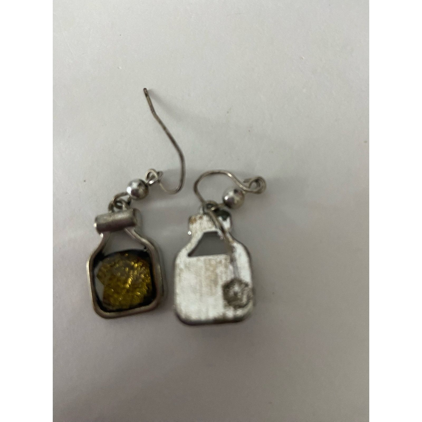 Other Bronze Tone Faux Gemstone Drop Earrings Size ONE SIZE - 4 Thumbnail