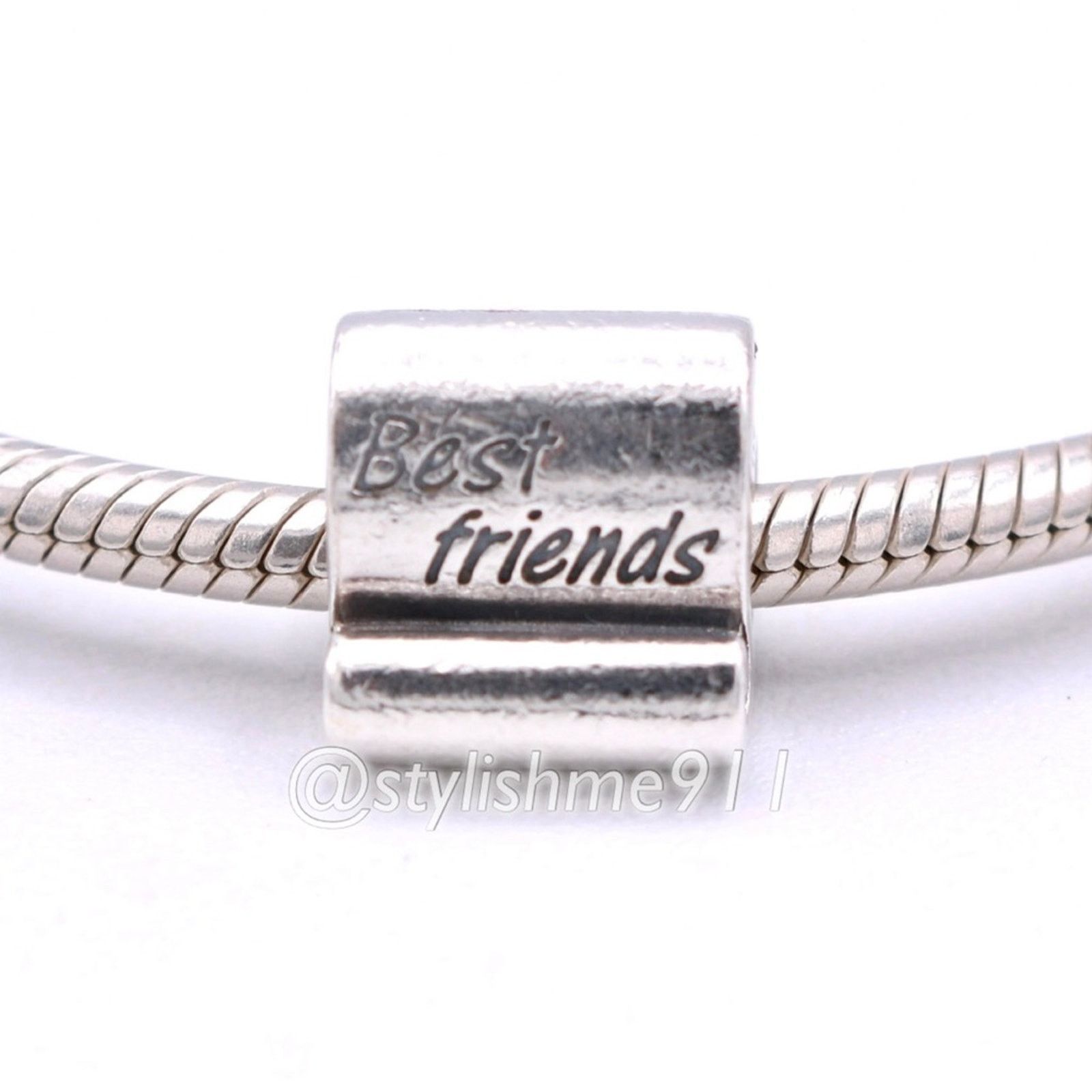 pandora Authentic PANDORA Best Friends Scroll Charm - 790512 Size ONE SIZE - 2 Thumbnail