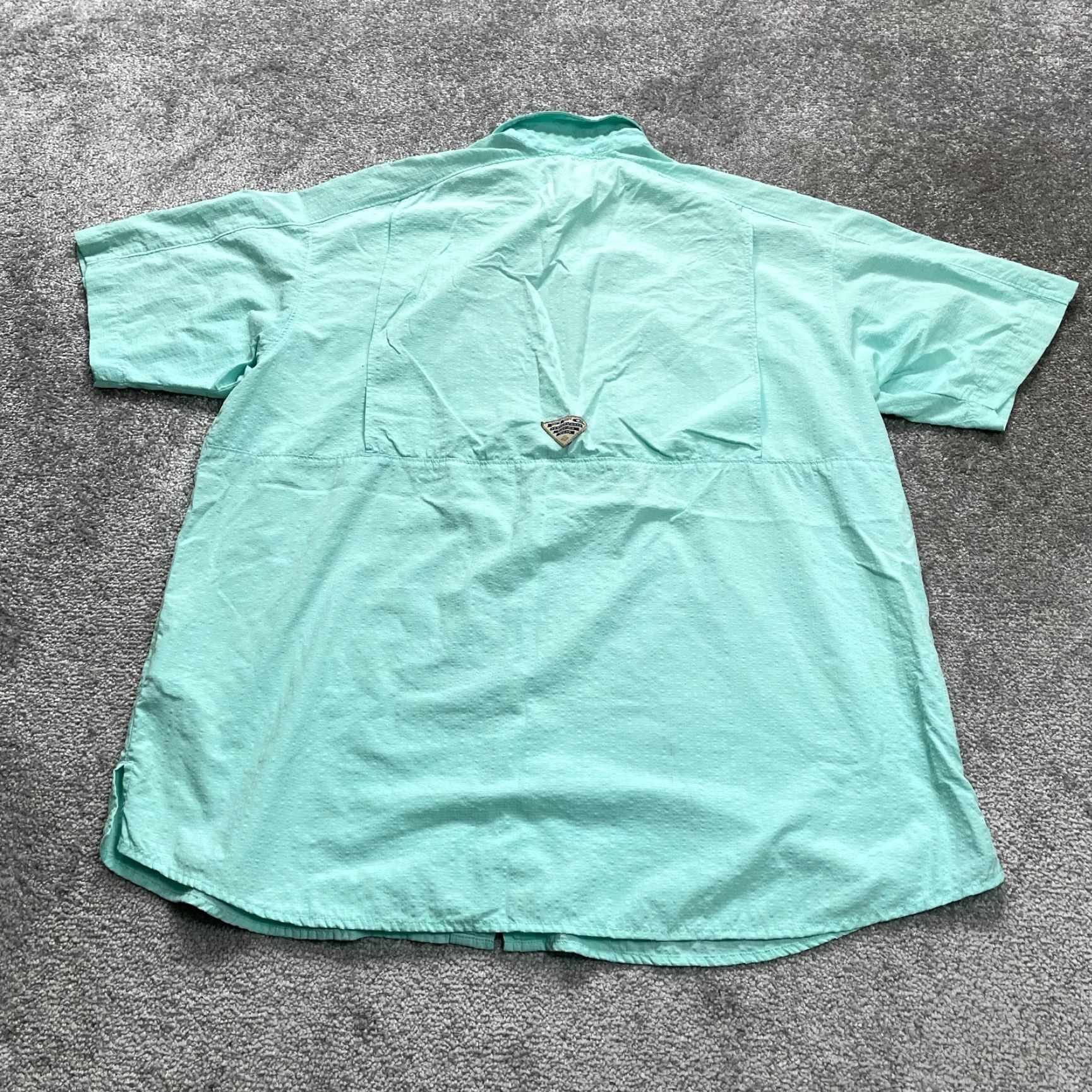 Vintage VINTAGE Columbia PFG Team Thompson Shirt Mens Large Green Button-Down Short Sleeve Fishing Outdoor Classic Size US L / EU 52-54 / 3 - 2 Thumbnail