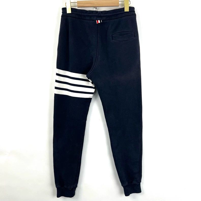 Thom Browne Classic Track Pants in Navy Blue-dmc