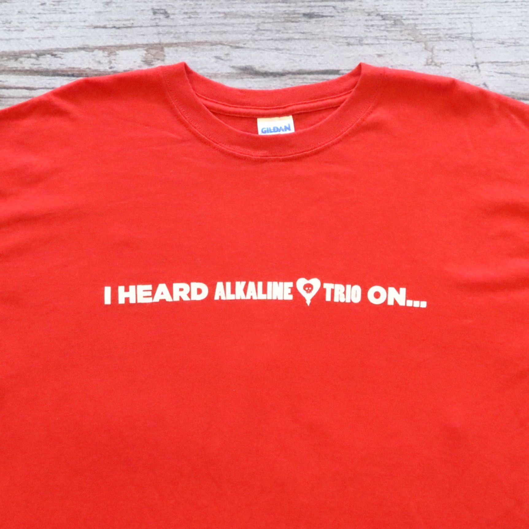 Gildan VINTAGE 96.5 The Church of Lazo Radio Statition Kansas City Tee Shirt Tshirt Orange L Men Size US L / EU 52-54 / 3 - 2 Thumbnail