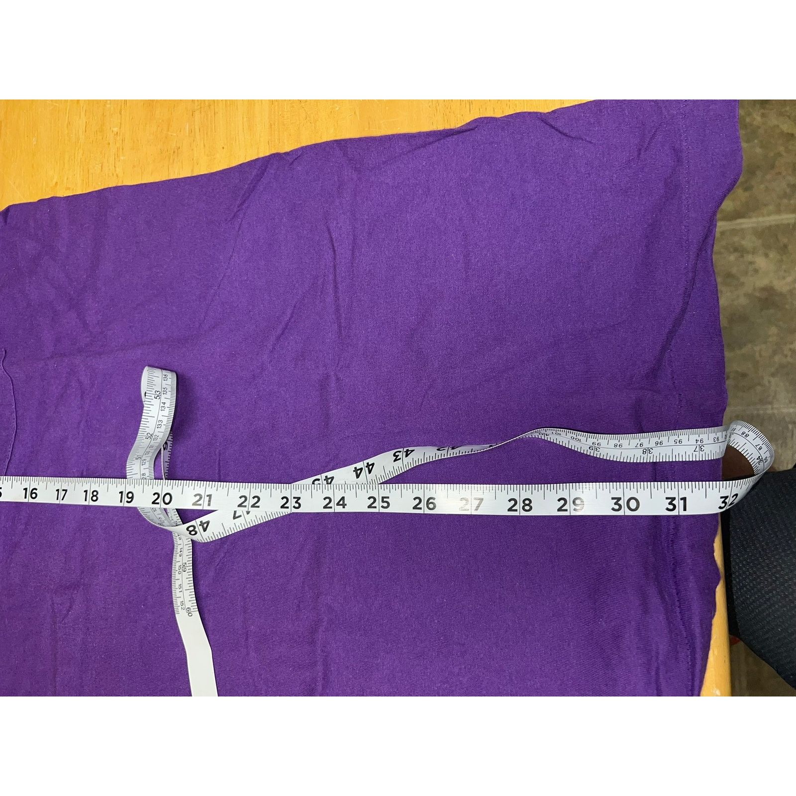 Fruit Of The Loom Vintage Purple Blank Shirt Fruit Of The Loom USA Made Tee L Size US L / EU 52-54 / 3 - 8 Thumbnail