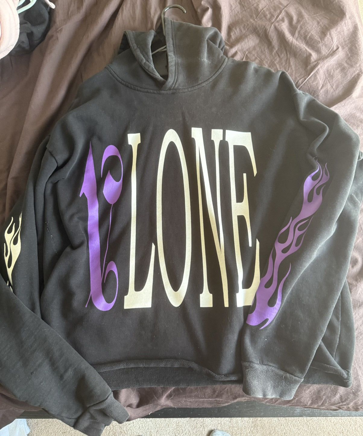 Palm Angels × Vlone Vlone x Palm Angels Purple Sweatshirt Size US S / EU 44-46 / 1 - 1 Thumbnail