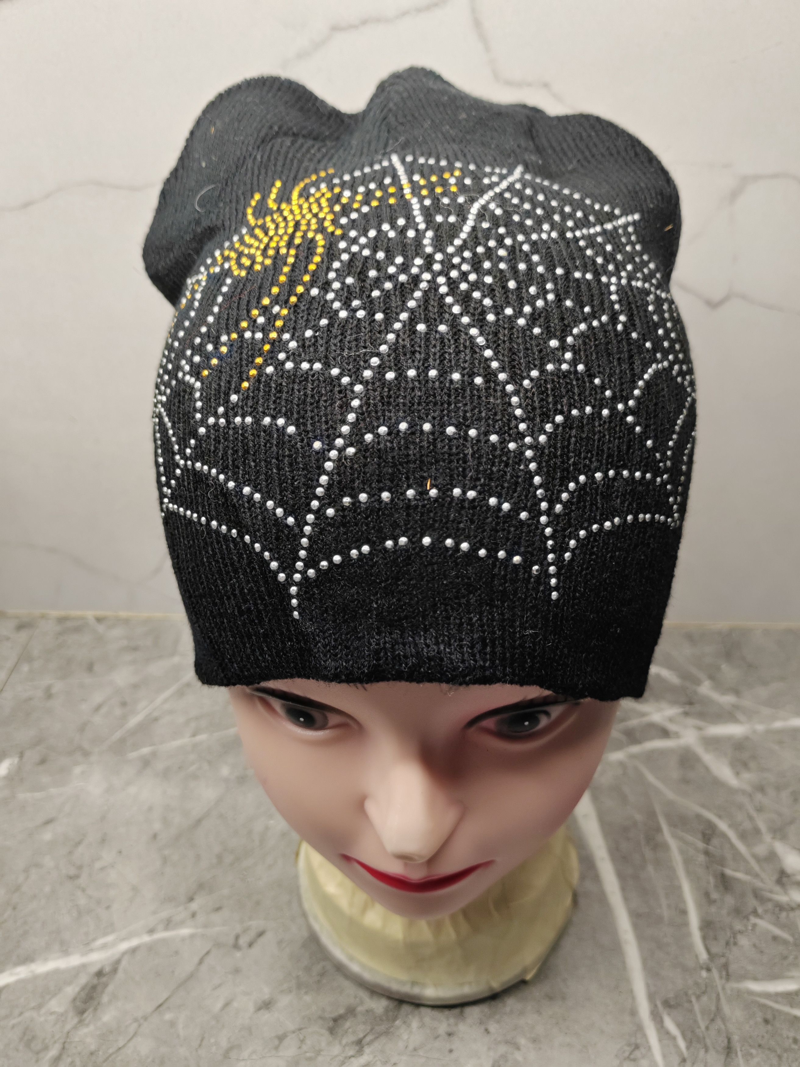 image of Vintage Spider Web Beanie in Mix, Men's