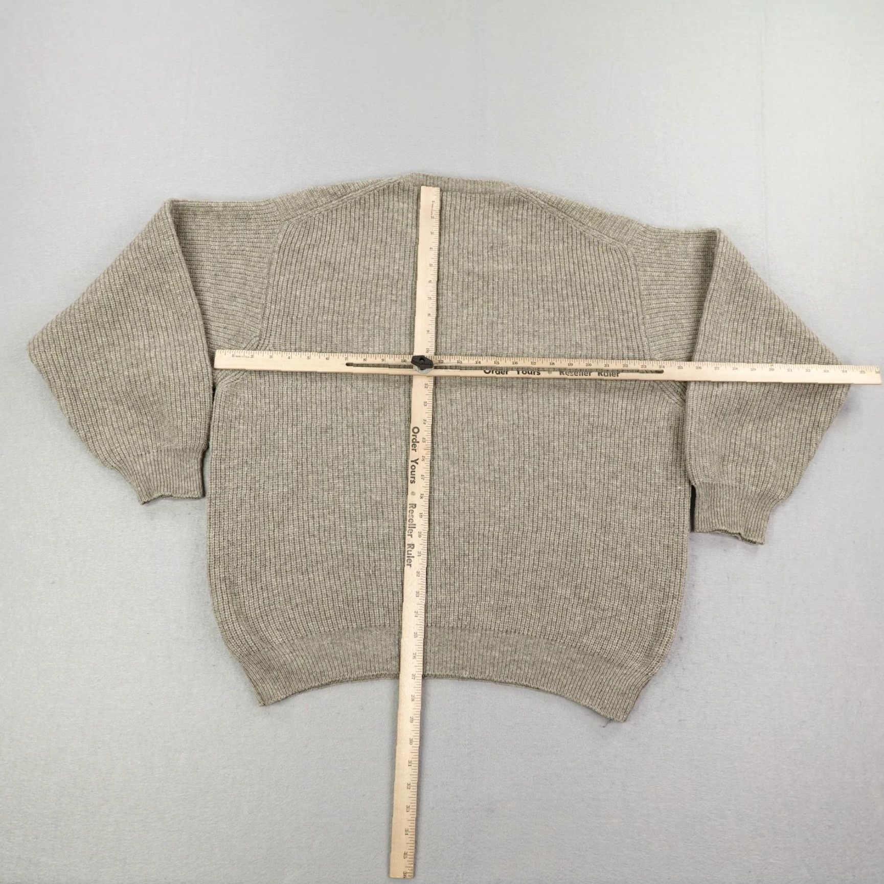 Trussardi Vintage Trussardi Sweater Mens XL Size 8 Beige Tan Knit Wool Fisherman Pullover Size US XL / EU 56 / 4 - 4 Thumbnail