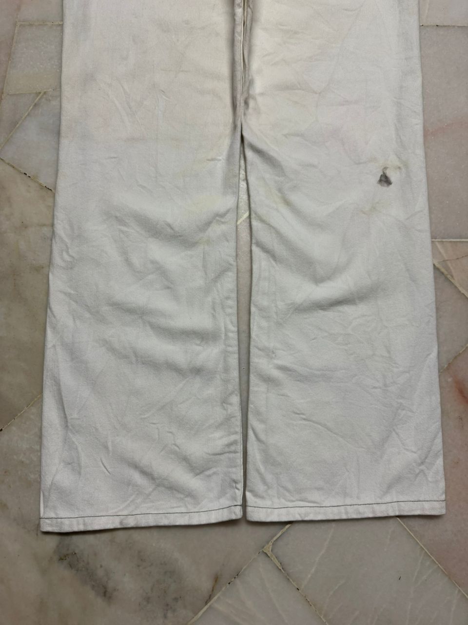 True Religion 💥BigSize💥Y2K True Religion Straight Sick Thrashed White Jean Size US 38 / EU 54 - 10 Thumbnail