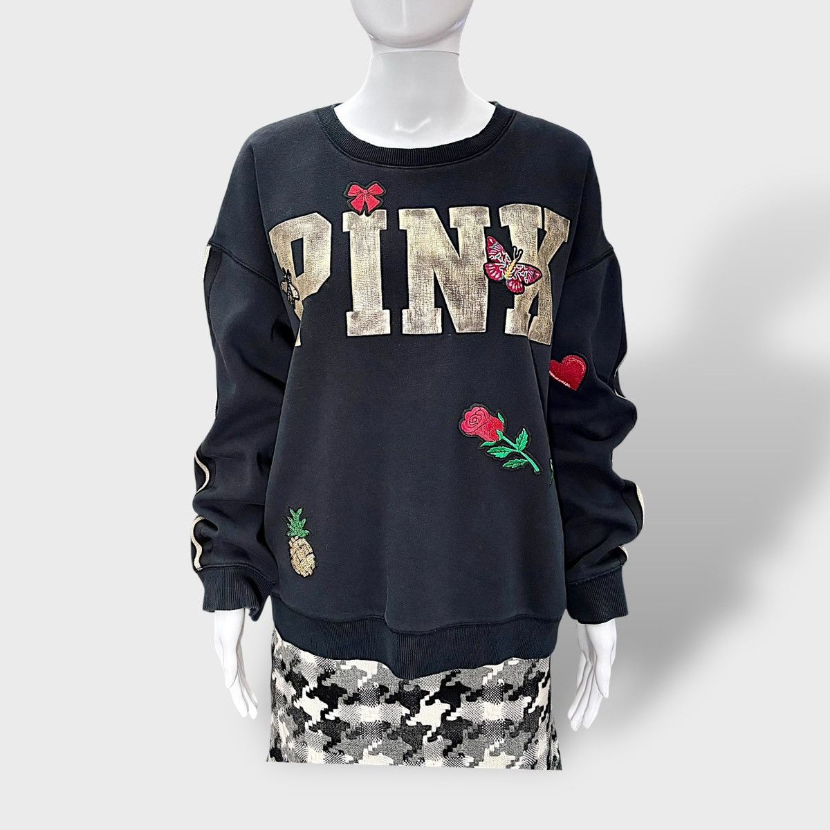 Pink Pink by Victoria Secret Women’s Pullover Sweatshirt Sz L Size L / US 10 / IT 46 - 4 Thumbnail