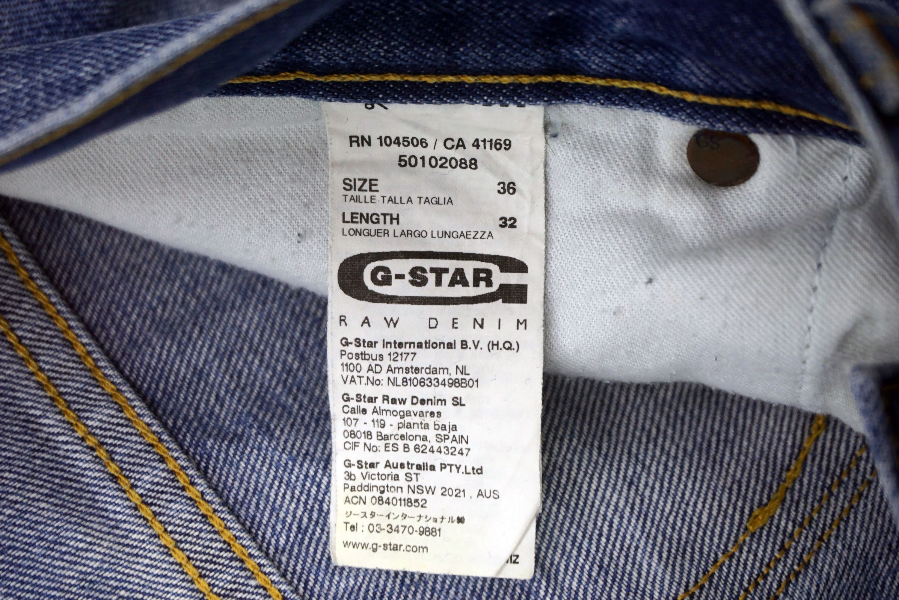 G-Star G-star Jeans Size W37xL32.5 Morris Tapered Button Fly Denim Size US 36 / EU 52 - 12 Thumbnail