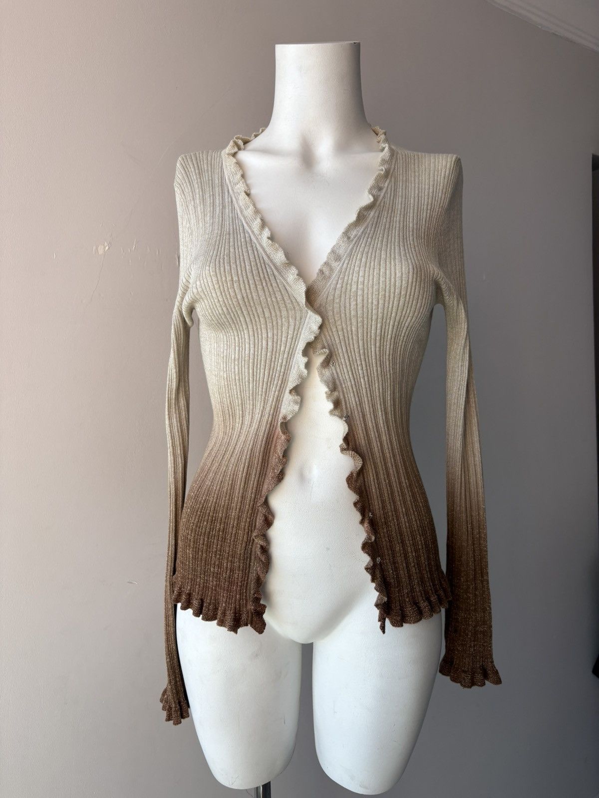 Vintage Silk and Cashmere cardigan Size M / US 6-8 / IT 42-44 - 8 Thumbnail