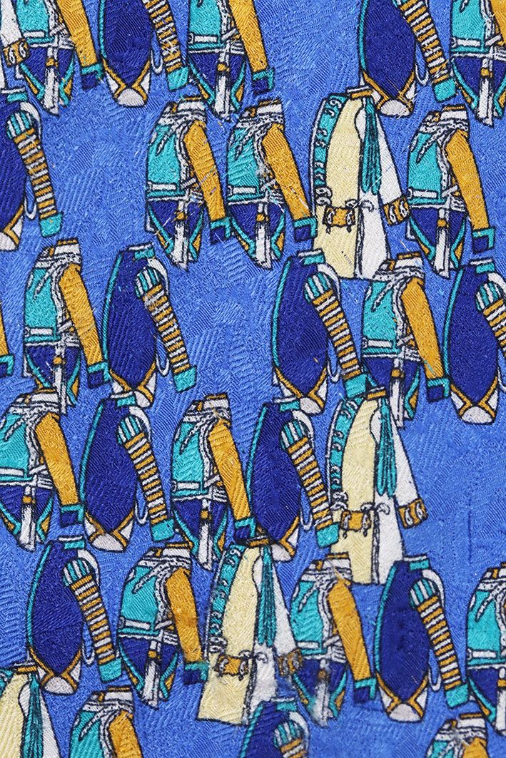 Ermenegildo Zegna Vintage Ermenegildo Zegna Abstract Print Tie Size ONE SIZE - 10 Thumbnail