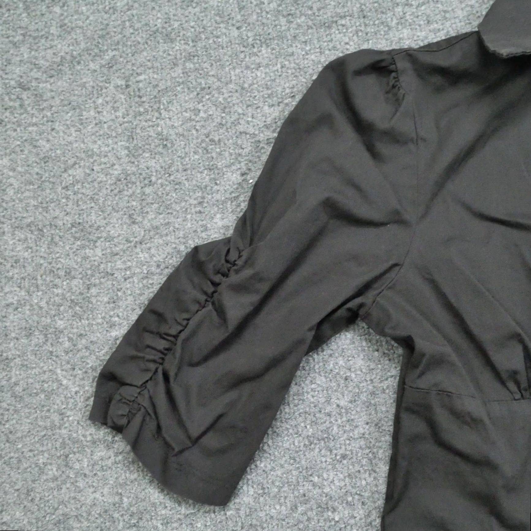 Vintage VINTAGE Wet-seal Dress Womens M Black Collared Stretch Sheath 90s Y2K Size M / US 6-8 / IT 42-44 - 4 Thumbnail