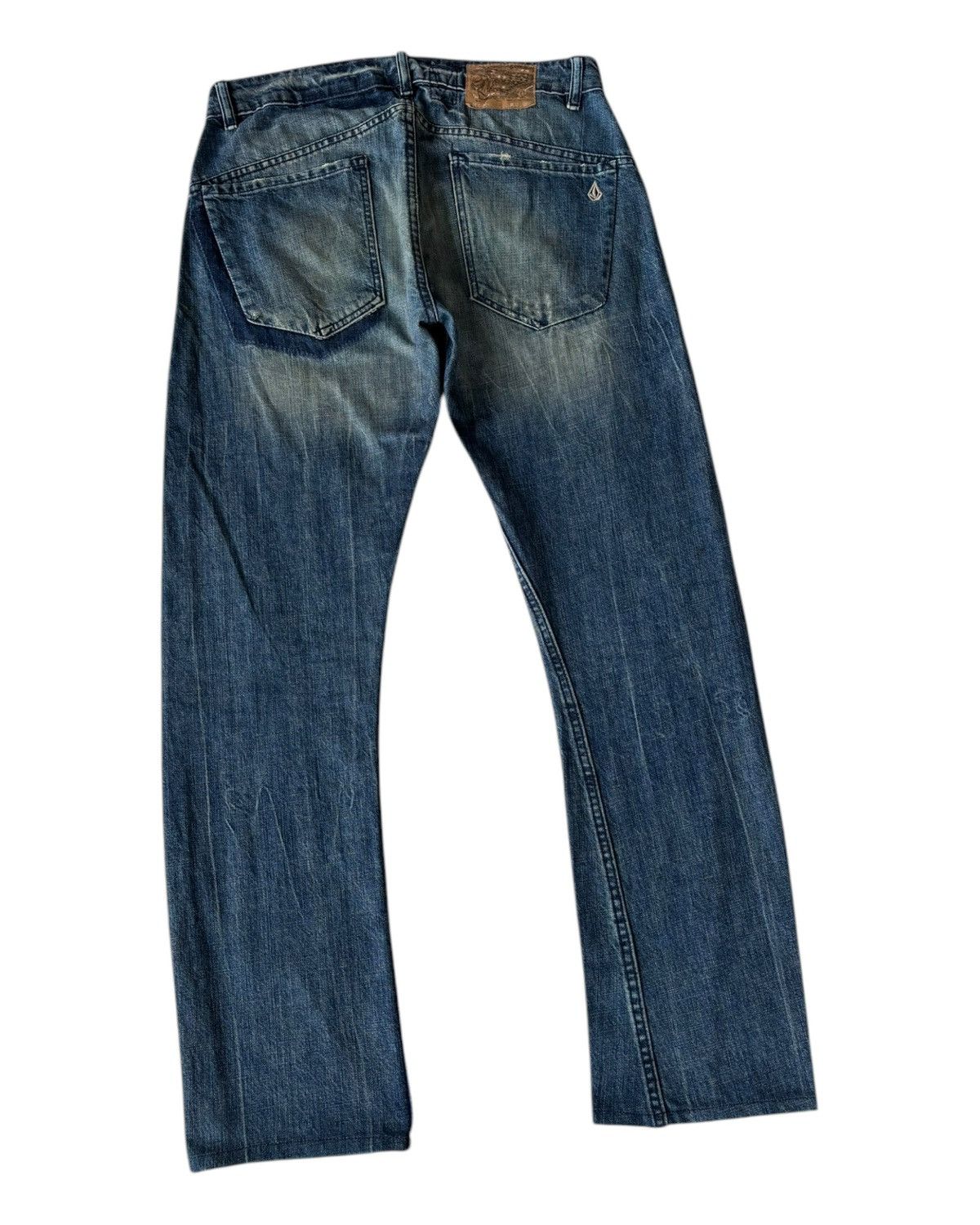 Marithe + Francois Girbaud RARE🔥DISTRESSED DENIM VOLCOM SLERGO JEANS MFG PPFM STYLE Size US 33 - 4 Thumbnail
