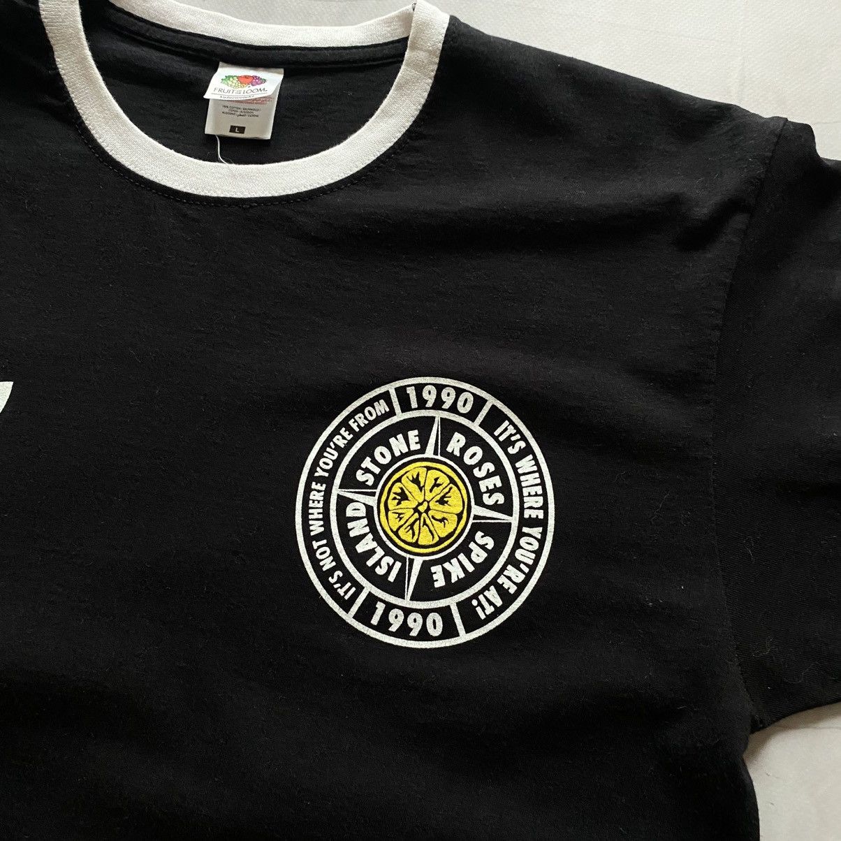 Band Tees The Stone Roses 2012 Big Logo T-shirt Tee Y2K Size US L / EU 52-54 / 3 - 4 Thumbnail