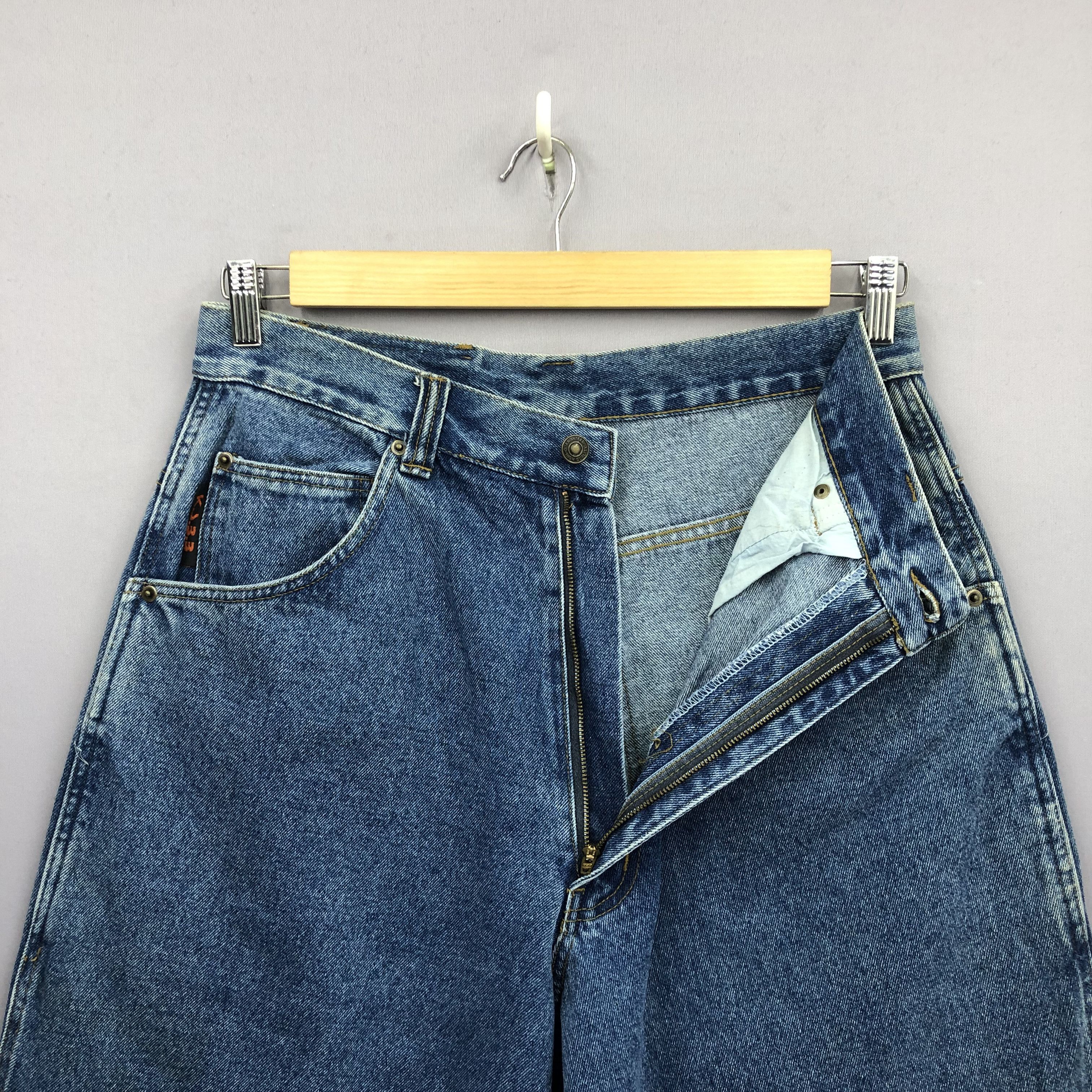 Japanese Brand Crazy Y2K/2000s Japanese Faded Jnco Style Baggy Jeans Denim Size US 32 / EU 48 - 6 Thumbnail