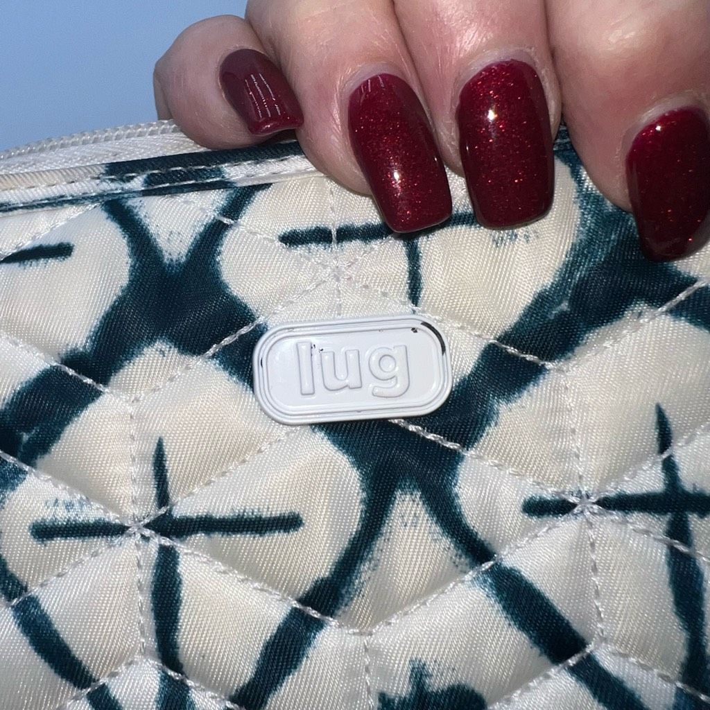 Other Lug Blue and White Tie Dye Rodeo Zip Around Wallet/Wristlet Size ONE SIZE - 9 Thumbnail