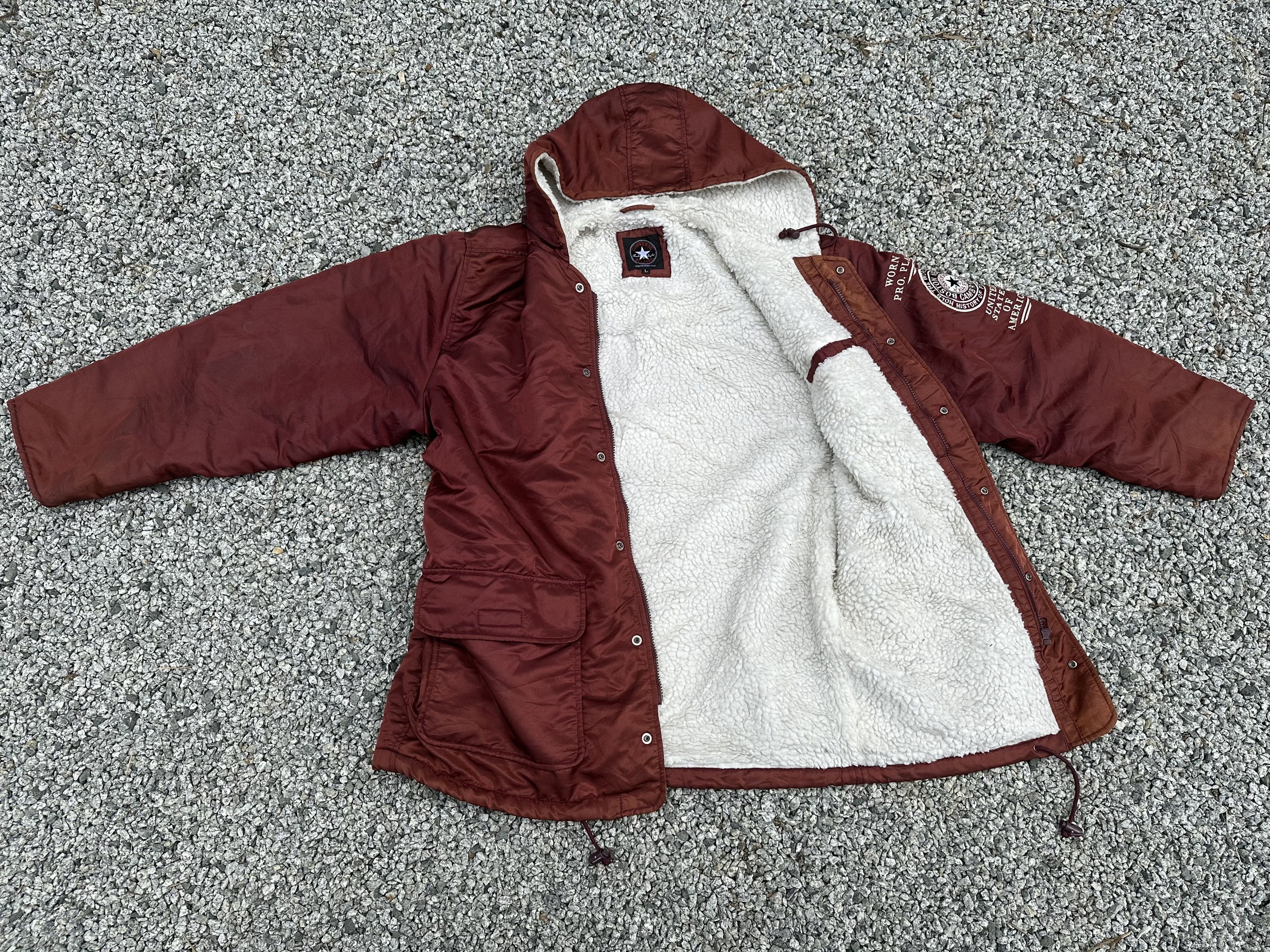 Converse Vtg 80s All Star Converse Chuck Taylor Boston Bomber Jacket Size US L / EU 52-54 / 3 - 10 Thumbnail