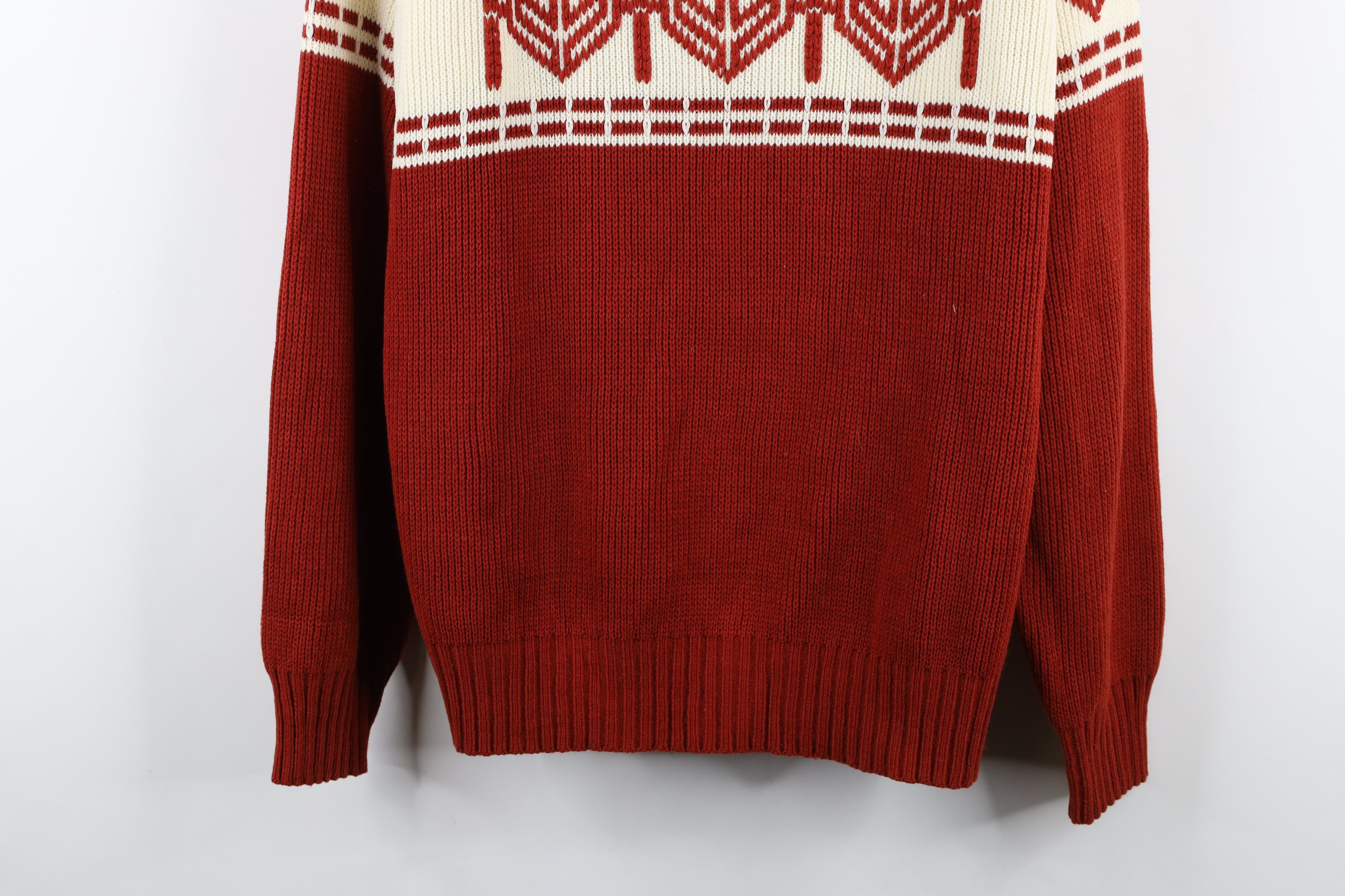 Vintage Vintage 70s Mid Century Modern MCM Ribbed Knit Sweater Size US M / EU 48-50 / 2 - 3 Thumbnail