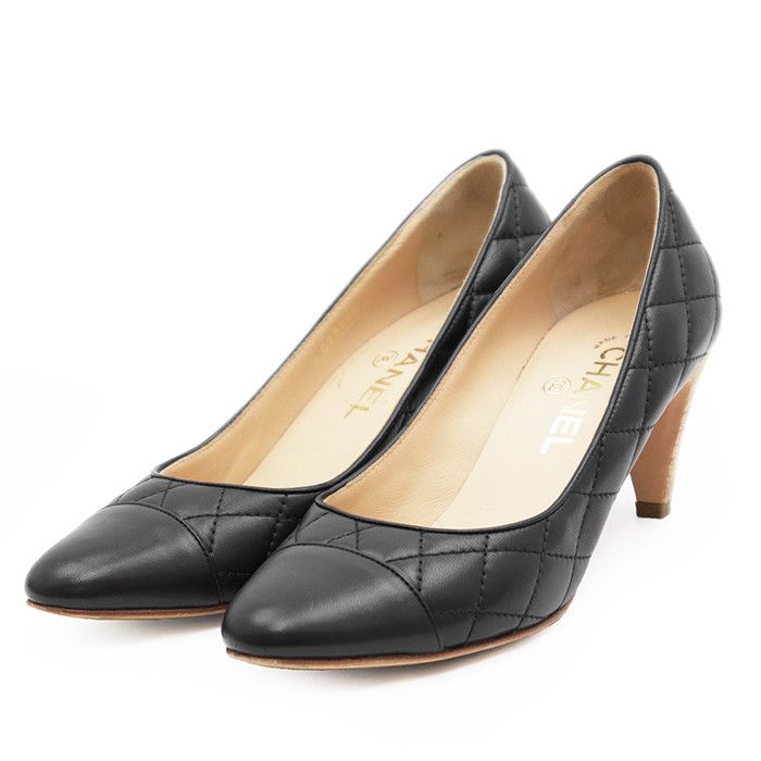 Chanel Chanel Chanel Leather Matelasse Pumps Leather Shoes G29266 DUTY FREE for USA Size ONE SIZE - 1 Thumbnail