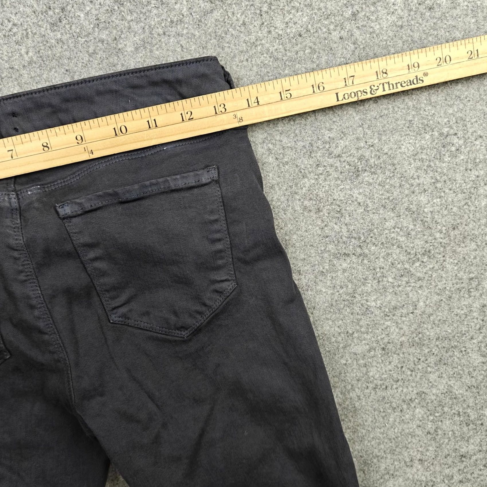 L'AGENCE L'Agence Jeans Womens 27 Gray Charcoal Wash Low Rise Skinny Stretch Denim Jeans Size 27" / US 4 / IT 40 - 7 Thumbnail