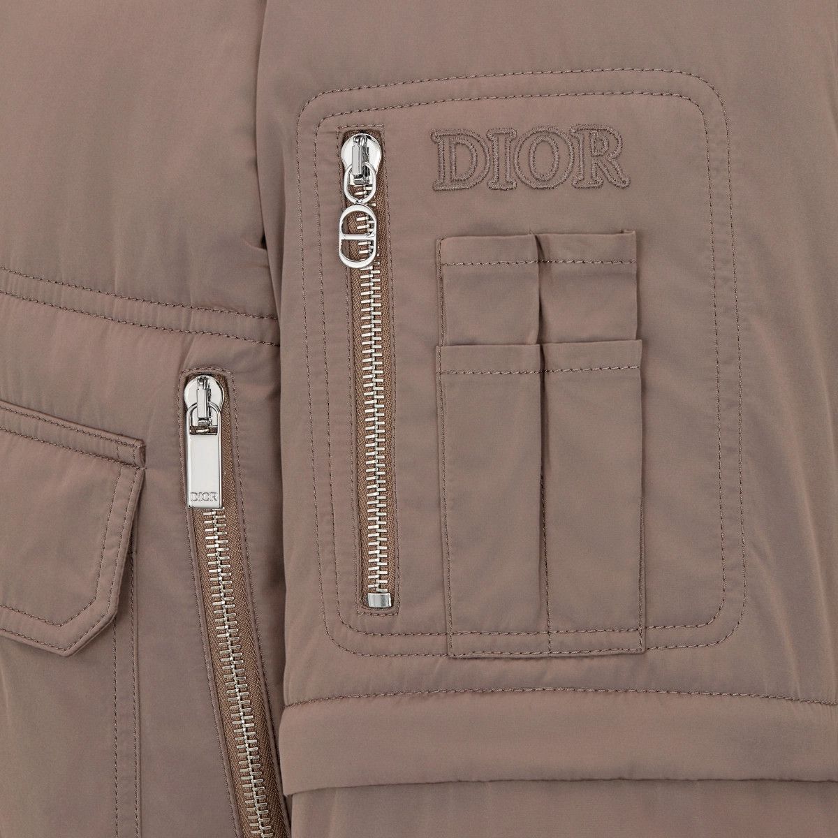 Dior o1w1db11024 Bomber Jacket in Brown Size US XL / EU 56 / 4 - 3 Thumbnail