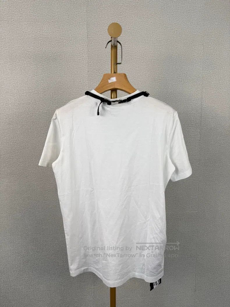 Prada Prada Black triangle scarf decoration round neck short-sle Size XS / US 0-2 / IT 36-38 - 2 Thumbnail