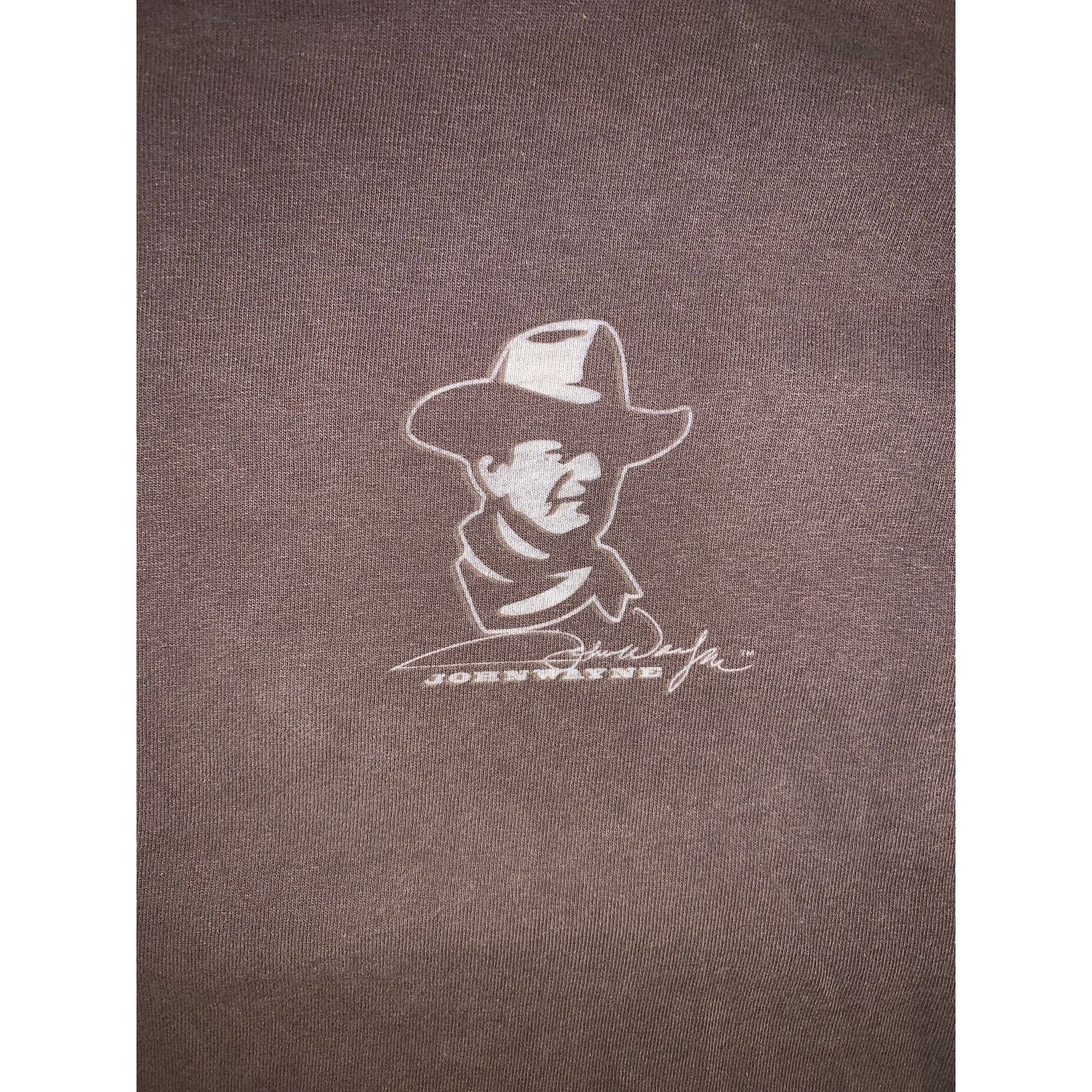 Other John Wayne T Shirt XL A Man’s Got To Do Western Brown Tee Size US XL / EU 56 / 4 - 4 Thumbnail