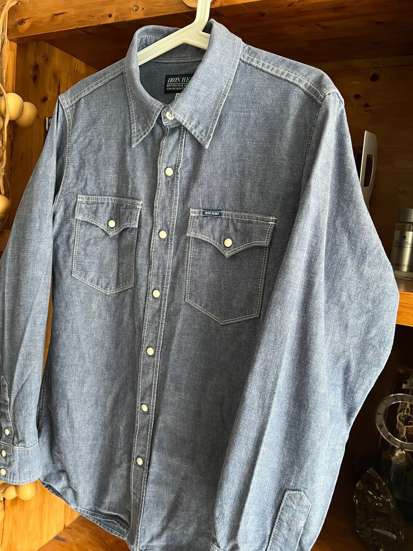 Iron Heart Iron Heart Indigo Selvedge Denim Work Shirt Size US M / EU 48-50 / 2 - 4 Thumbnail