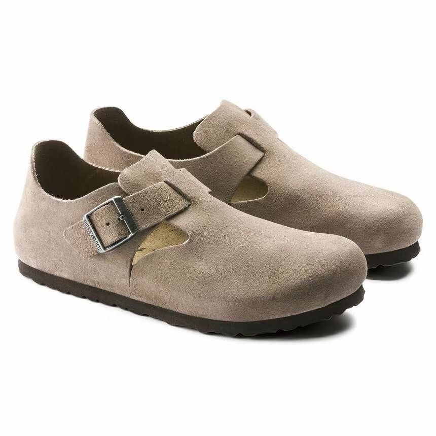 Birkenstock Birkenstock London in Taupe Suede Size US 11 / EU 44 - 1 Thumbnail