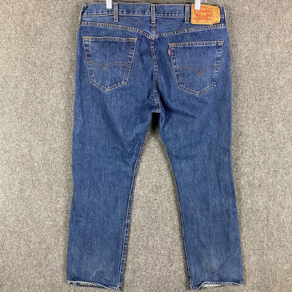 Levi's Levi's Jeans Men's 38x30 501xx Series Button Fly 5 Pockets Size US 38 / EU 54 - 3 Thumbnail