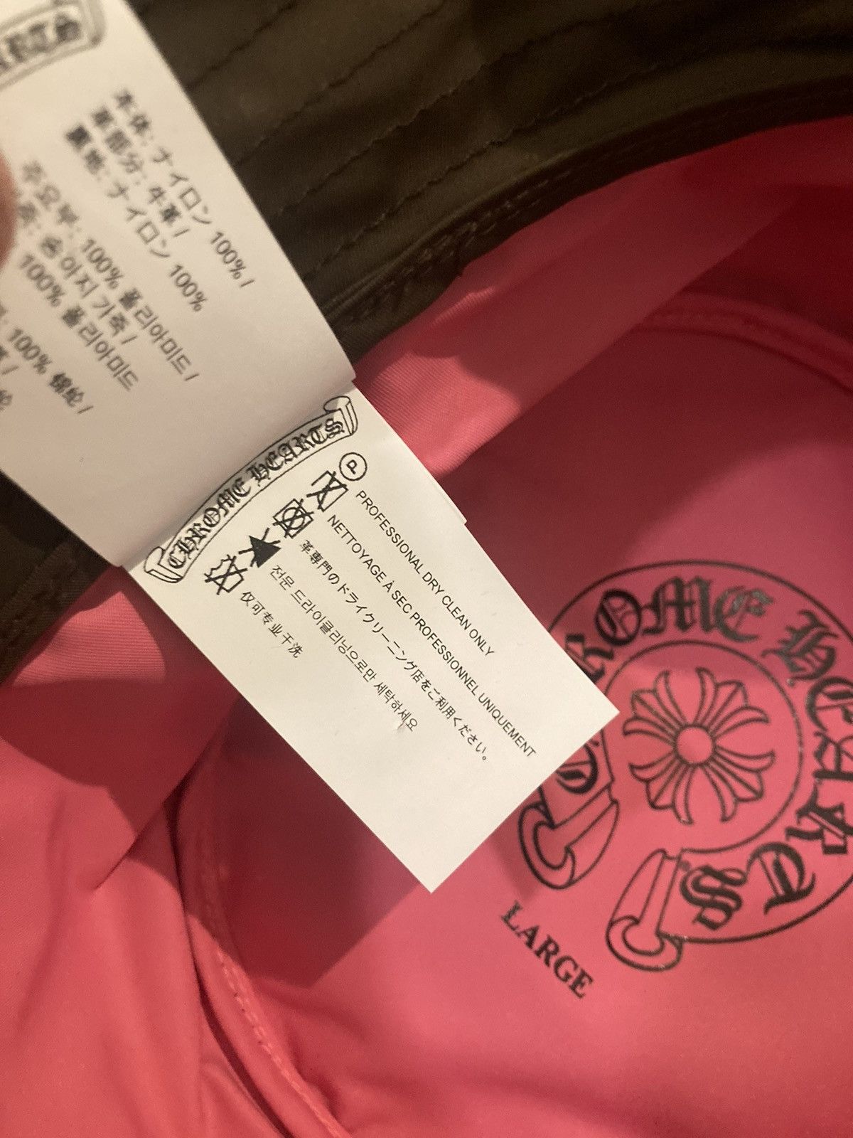 Chrome Hearts Chrome hearts brown and pink cross chum bucket hat sz L Size ONE SIZE - 5 Thumbnail