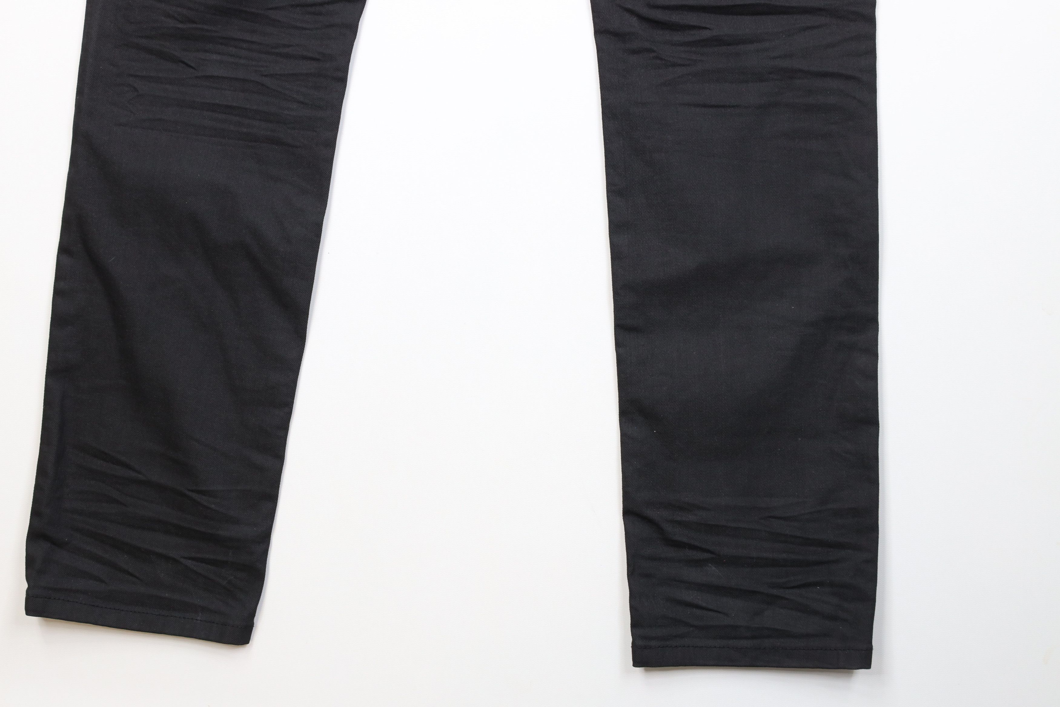 Express Express Alec Waxed Cotton Super Skinny Fit Denim Jeans Black Size US 34 / EU 50 - 14 Thumbnail