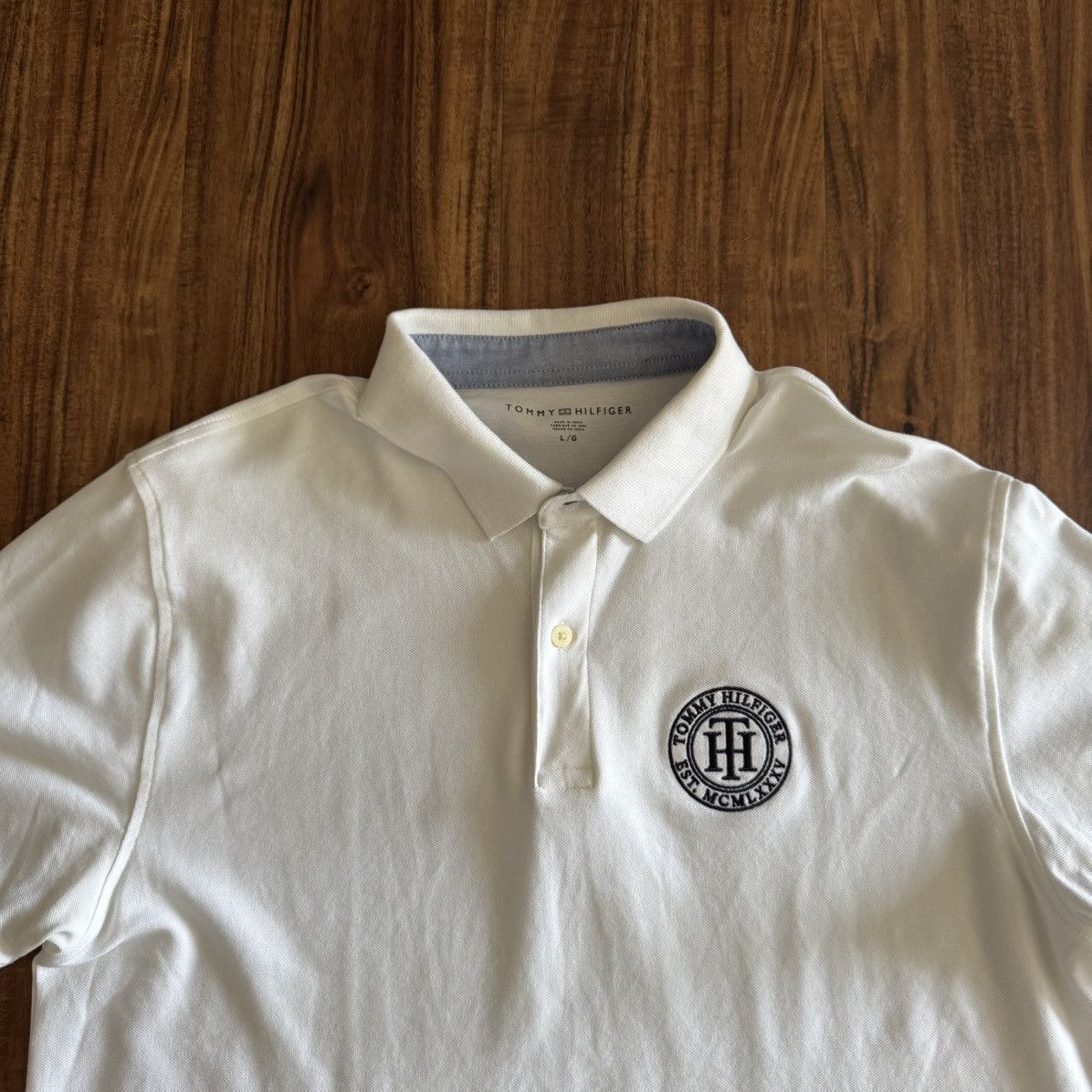 Tommy Hilfiger Large Tommy Hilfiger Polo Shirt Size US L / EU 52-54 / 3 - 2 Thumbnail