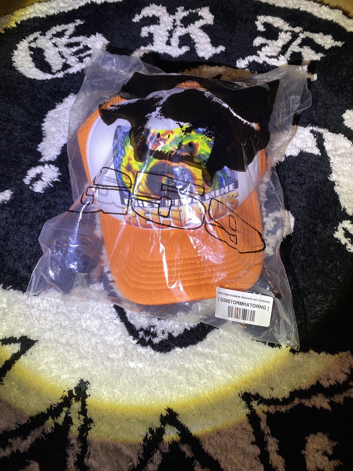 G59 Records G59 Storm Chasers Trucker Hat (Orange) Size ONE SIZE - 3 Thumbnail