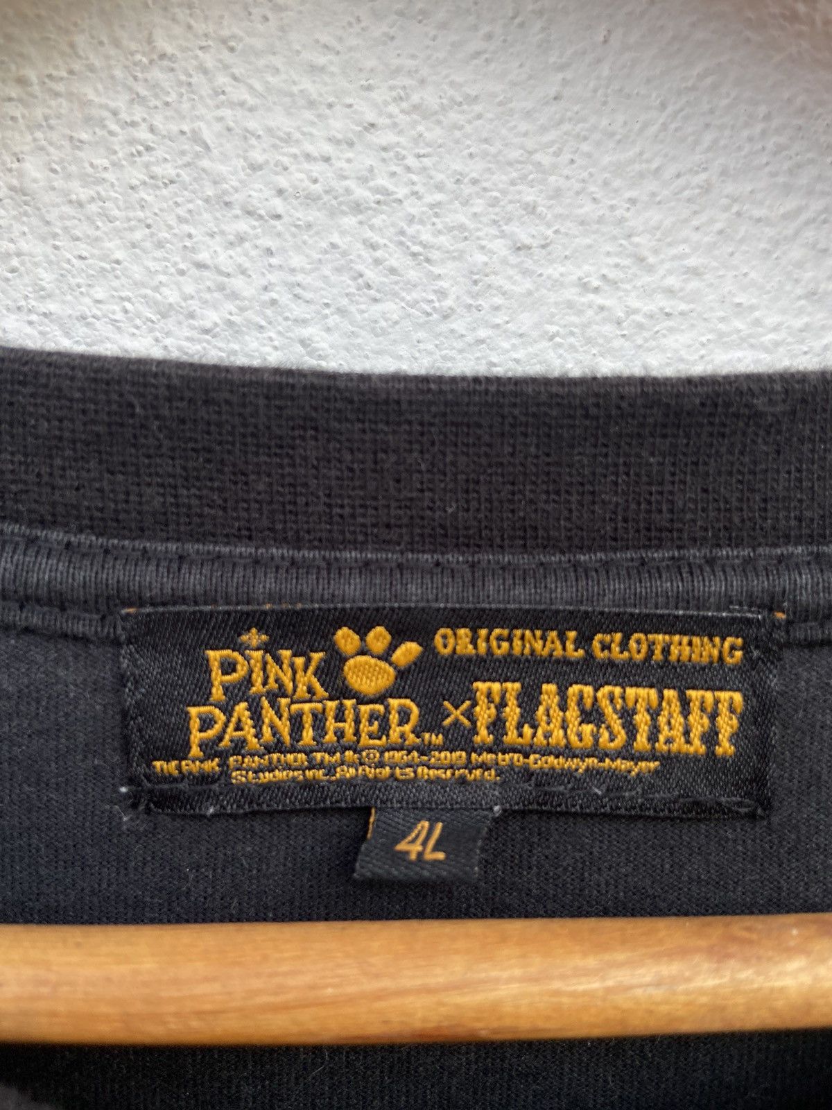 Flagstuff 🔥 Rare Pink Panther X Flaggstaff t shirt long sleeve Size US XL / EU 56 / 4 - 12 Thumbnail